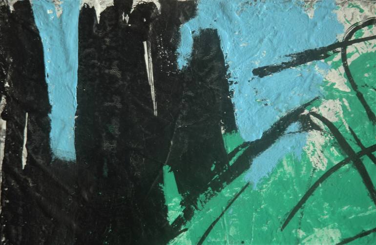 Original Abstract Fantasy Painting by Pedro Girao