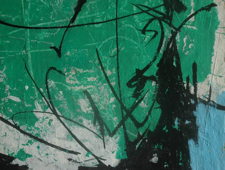 Original Abstract Fantasy Painting by Pedro Girao