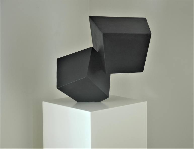 Original Minimalism Geometric Sculpture by Pedro Girao