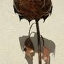 It`s a set of two Sunflowers sculptures, made essentiatly of copper plate and copper wire, that in my view, resonates with some of Rodin`s sculptures ensembles, namely "Les Bourgeois de Calais".

The base should be filled with earth (soil).
