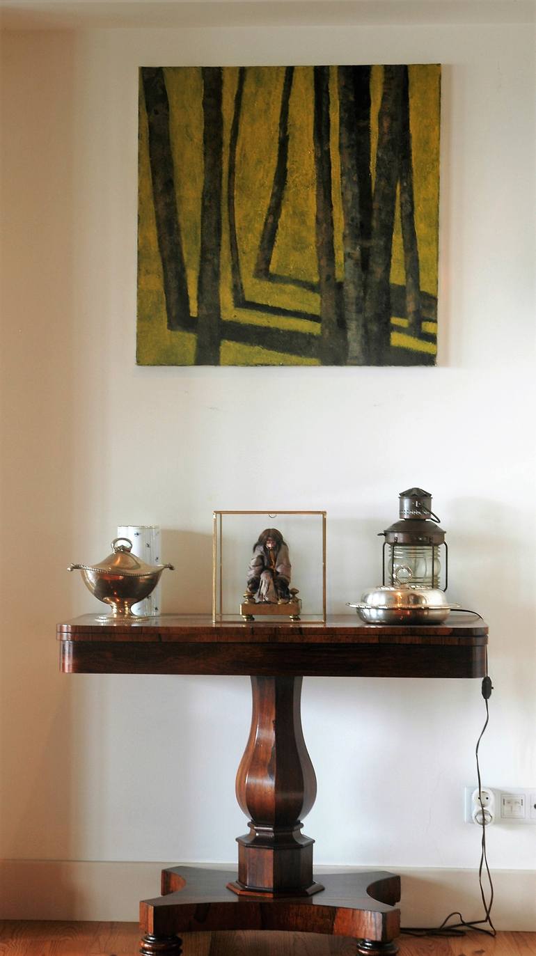 Original Conceptual Landscape Painting by Pedro Girao