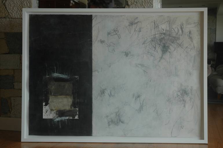 Original Abstract Calligraphy Drawing by Pedro Girao