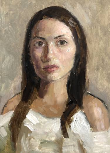Original Realism Portrait Painting by Brennan Strand