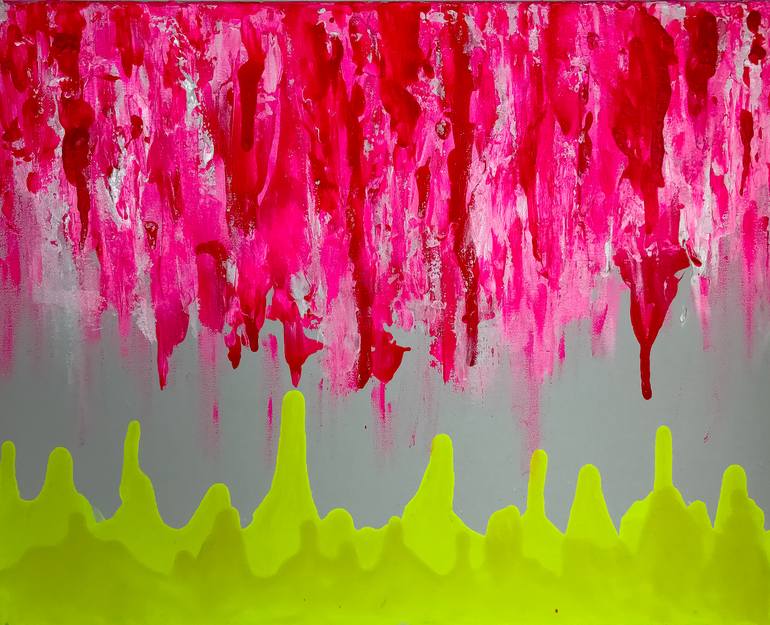 Original Abstract Expressionism Abstract Painting by Julia Kosterova