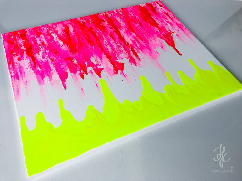 Original Abstract Expressionism Abstract Painting by Julia Kosterova
