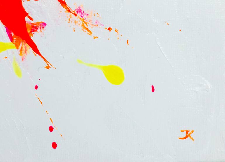 Original Abstract Fantasy Painting by Julia Kosterova