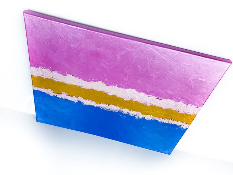 Original Abstract Beach Painting by Julia Kosterova