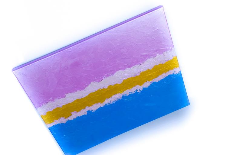 Original Abstract Beach Painting by Julia Kosterova