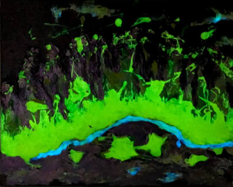Original Abstract Light Painting by Julia Kosterova