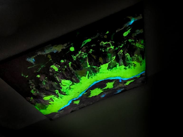 Original Abstract Light Painting by Julia Kosterova