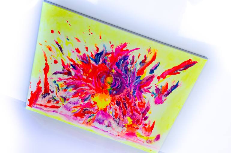 Original Abstract Fantasy Painting by Julia Kosterova