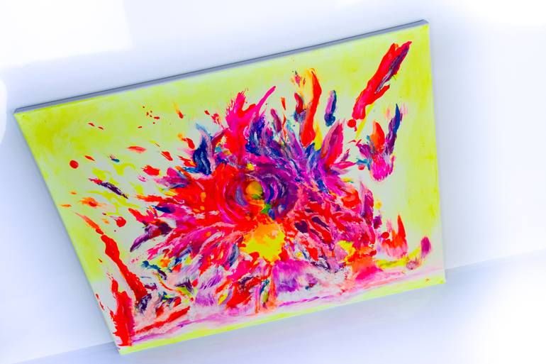 Original Abstract Fantasy Painting by Julia Kosterova