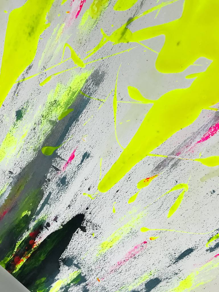 Original Abstract Cities Painting by Julia Kosterova