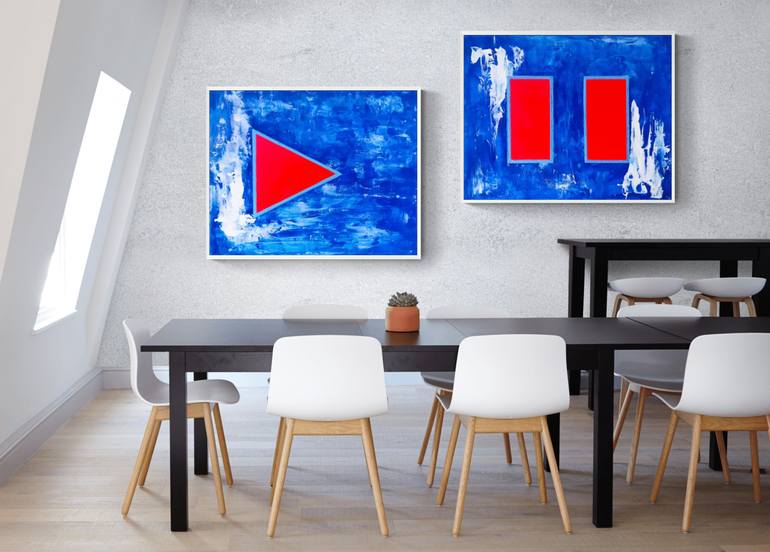 Original Abstract Music Painting by Julia Kosterova