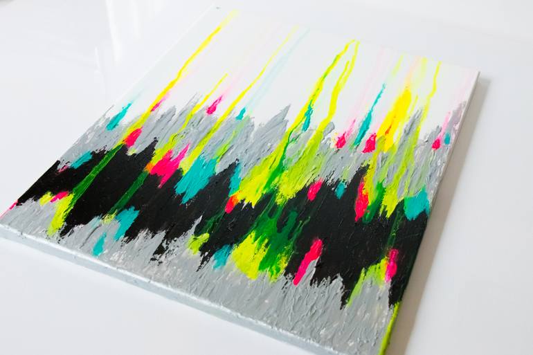 Original Abstract Expressionism Abstract Painting by Julia Kosterova