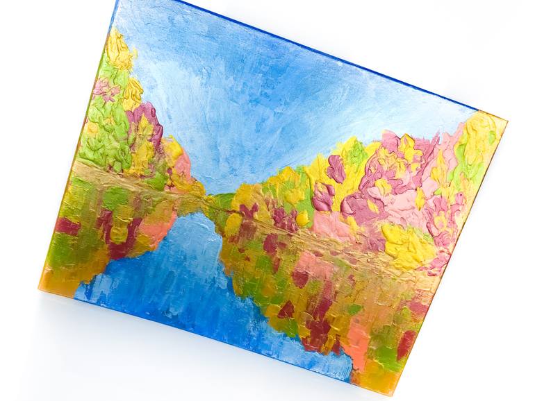 Original Abstract Expressionism Other Painting by Julia Kosterova