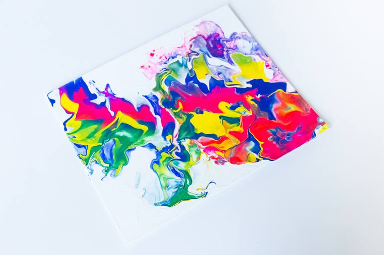 Original Abstract Expressionism Abstract Painting by Julia Kosterova