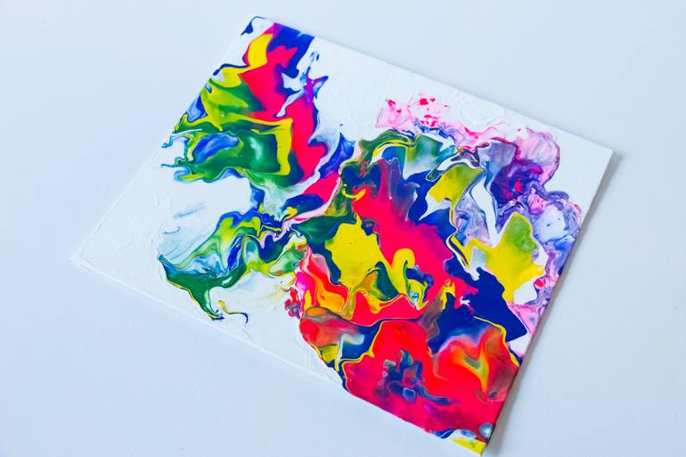 Original Abstract Expressionism Abstract Painting by Julia Kosterova