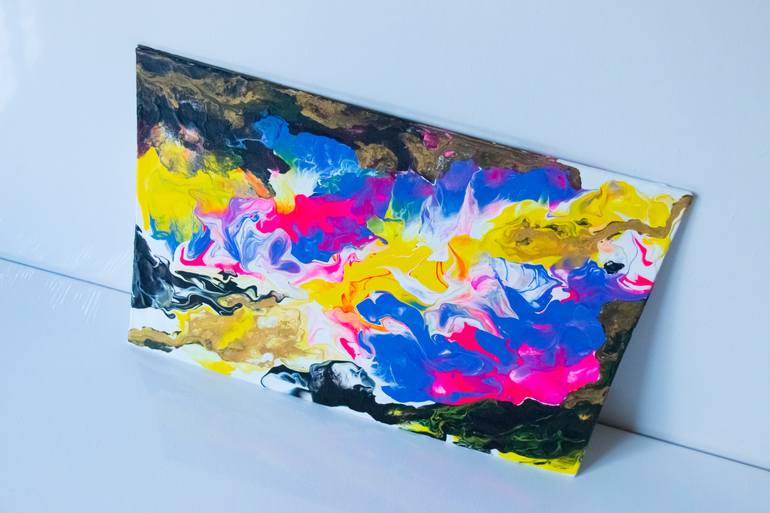 Original Abstract Expressionism Abstract Painting by Julia Kosterova