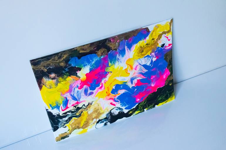Original Abstract Expressionism Abstract Painting by Julia Kosterova