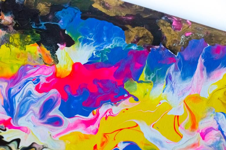 Original Abstract Expressionism Abstract Painting by Julia Kosterova