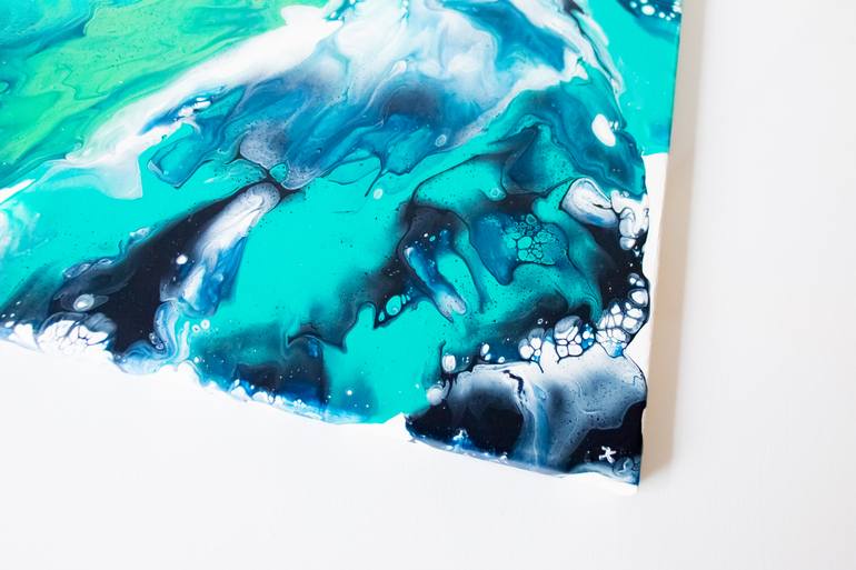 Original Abstract Floral Painting by Julia Kosterova