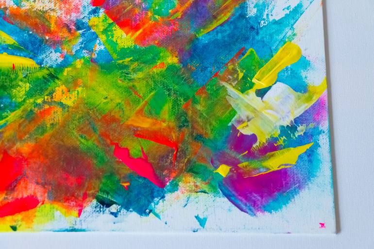 Original Abstract Boat Painting by Julia Kosterova