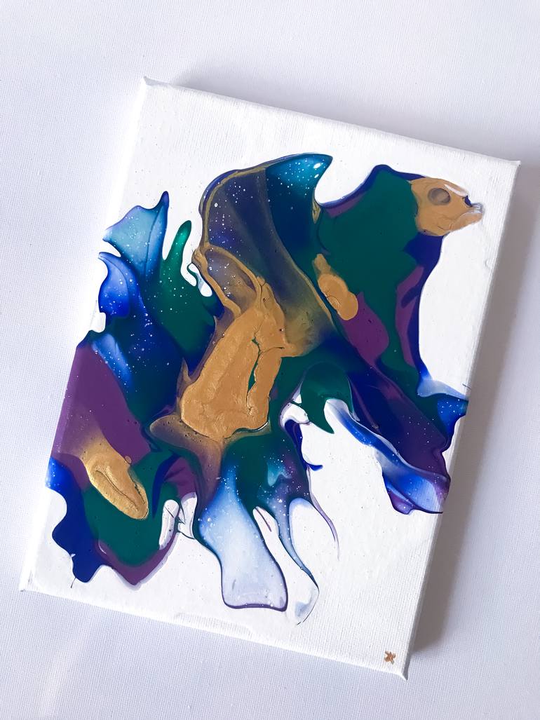 Original Abstract Animal Painting by Julia Kosterova