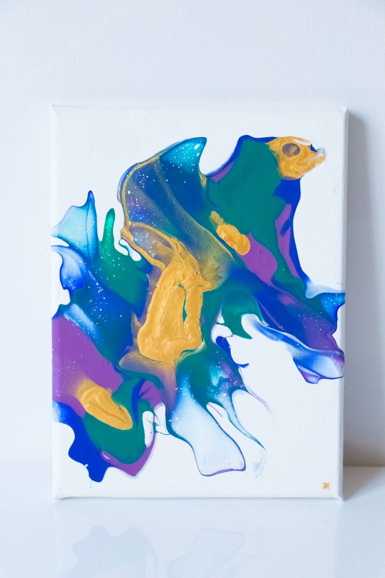 Original Abstract Animal Painting by Julia Kosterova