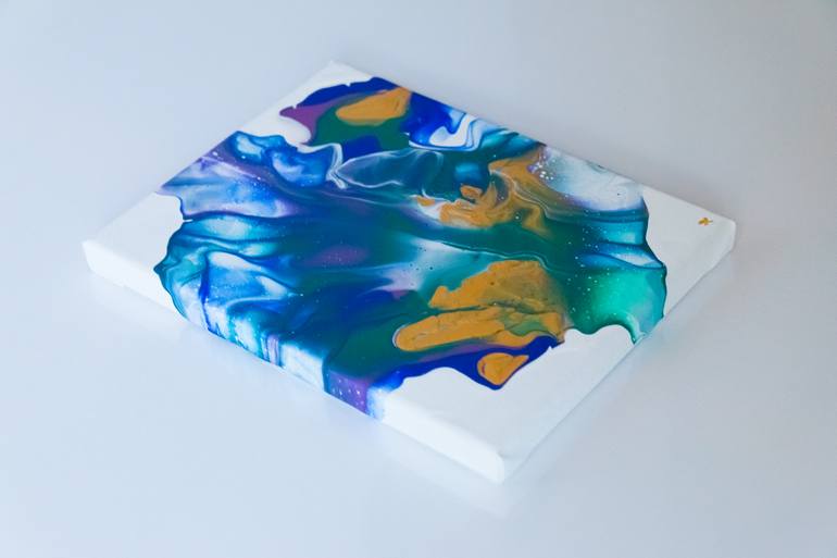 Original Abstract Floral Painting by Julia Kosterova