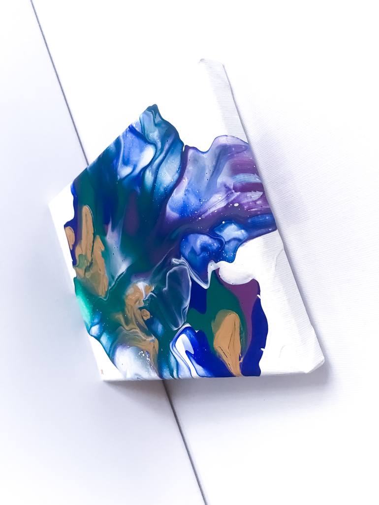 Original Abstract Floral Painting by Julia Kosterova
