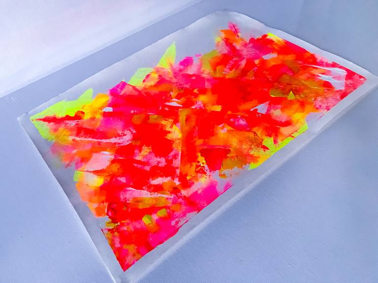 Original Abstract Expressionism Abstract Painting by Julia Kosterova