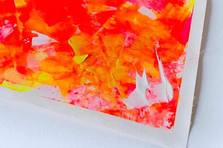 Original Abstract Expressionism Abstract Painting by Julia Kosterova