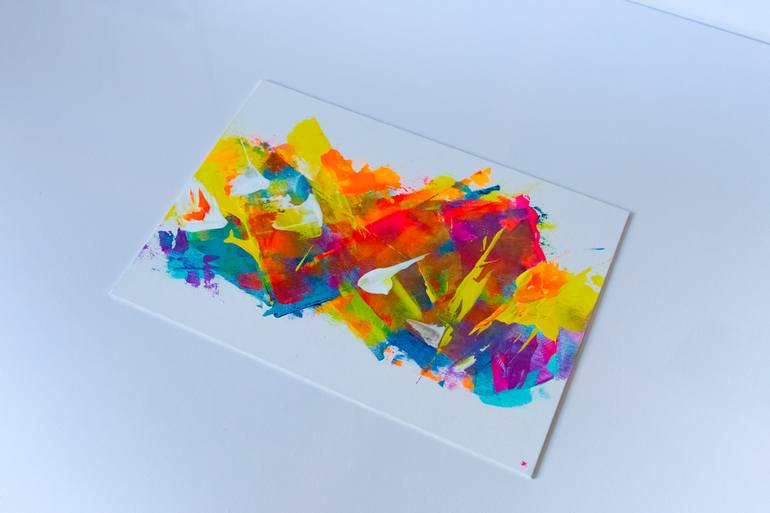 Original Abstract Sports Painting by Julia Kosterova