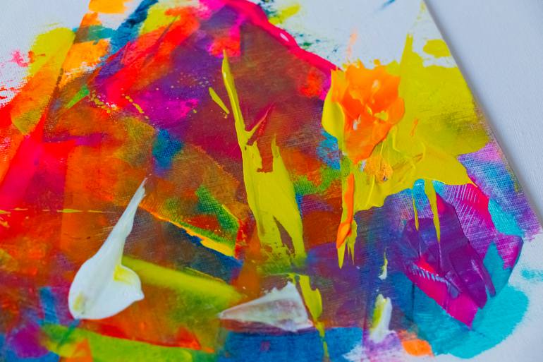 Original Abstract Sports Painting by Julia Kosterova