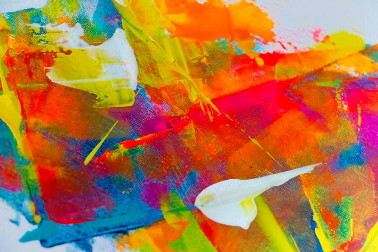 Original Abstract Sports Painting by Julia Kosterova