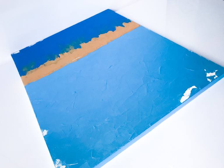 Original Abstract Seascape Painting by Julia Kosterova
