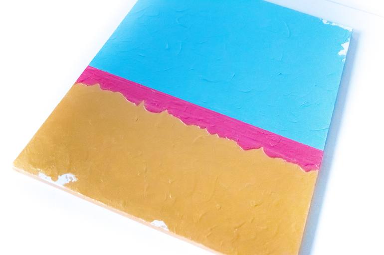 Original Abstract Beach Painting by Julia Kosterova