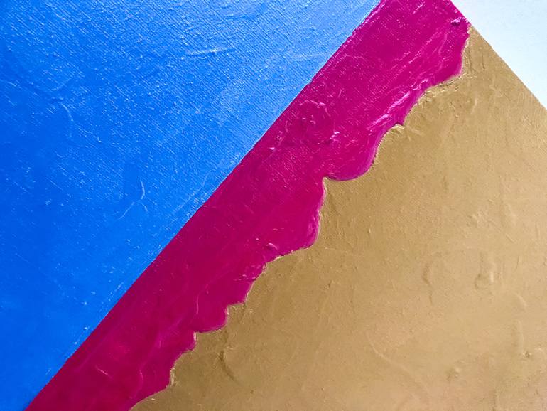 Original Abstract Beach Painting by Julia Kosterova