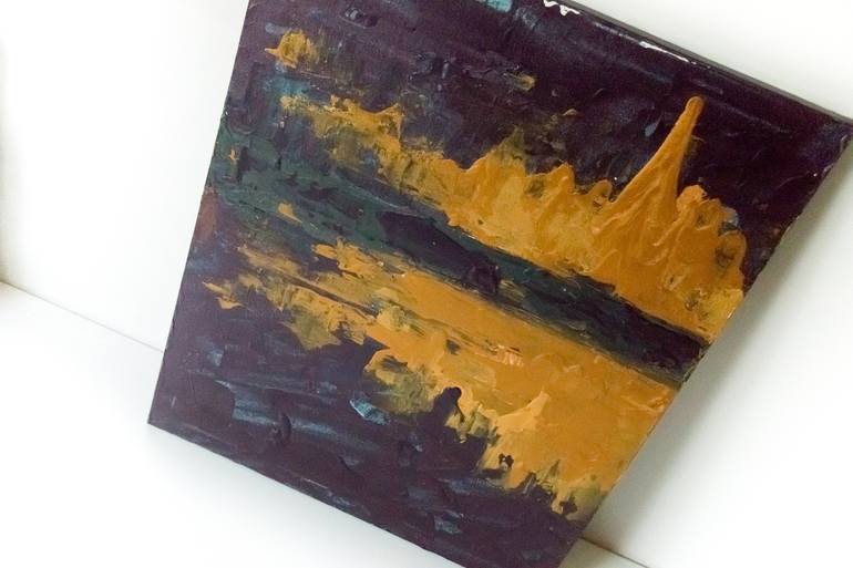 Original Abstract Outer Space Painting by Julia Kosterova