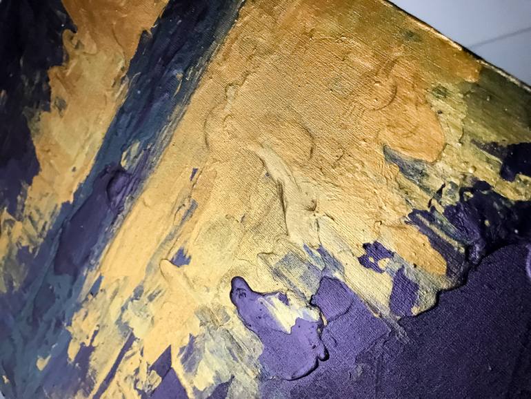 Original Abstract Outer Space Painting by Julia Kosterova