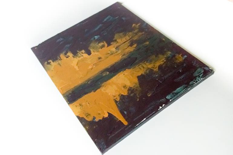 Original Abstract Outer Space Painting by Julia Kosterova