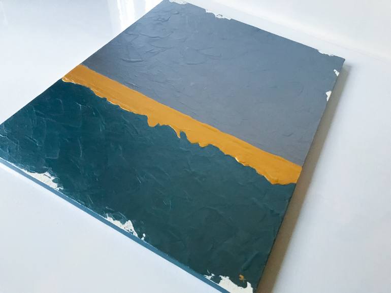 Original Abstract Seascape Painting by Julia Kosterova