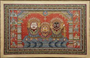 Original Folk Religious Paintings by Ratnaker Prasad