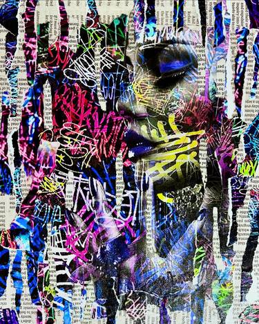 Print of Pop Art Abstract Mixed Media by Melina Sobi