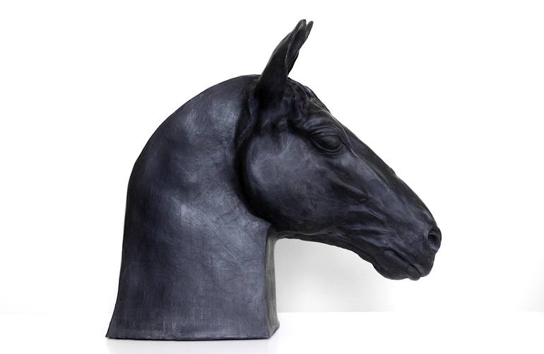 Original Figurative Horse Sculpture by Young Melmoth
