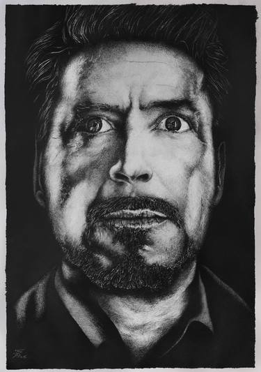 Original Photorealism Portrait Drawings by Piotr Fic