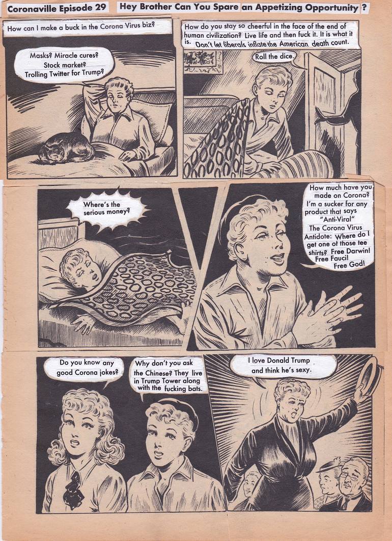 Original Conceptual Comics Collage by Matthew Rose