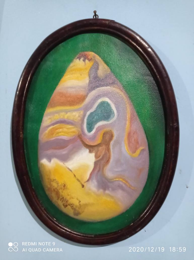 Original Abstract Painting by Albie Fathurrahman