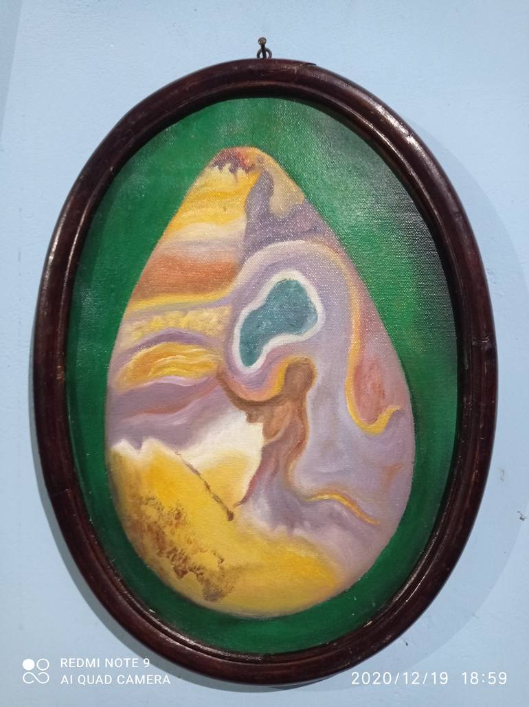 Original Abstract Painting by Albie Fathurrahman